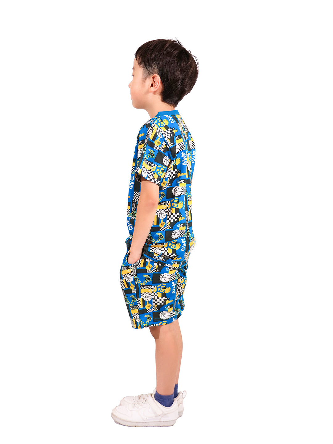 Boys Game Changer Printed T-shirt with Shorts