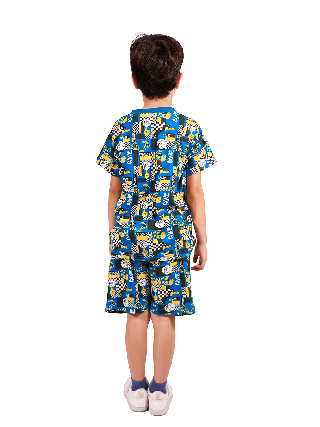 Boys Game Changer Printed T-shirt with Shorts