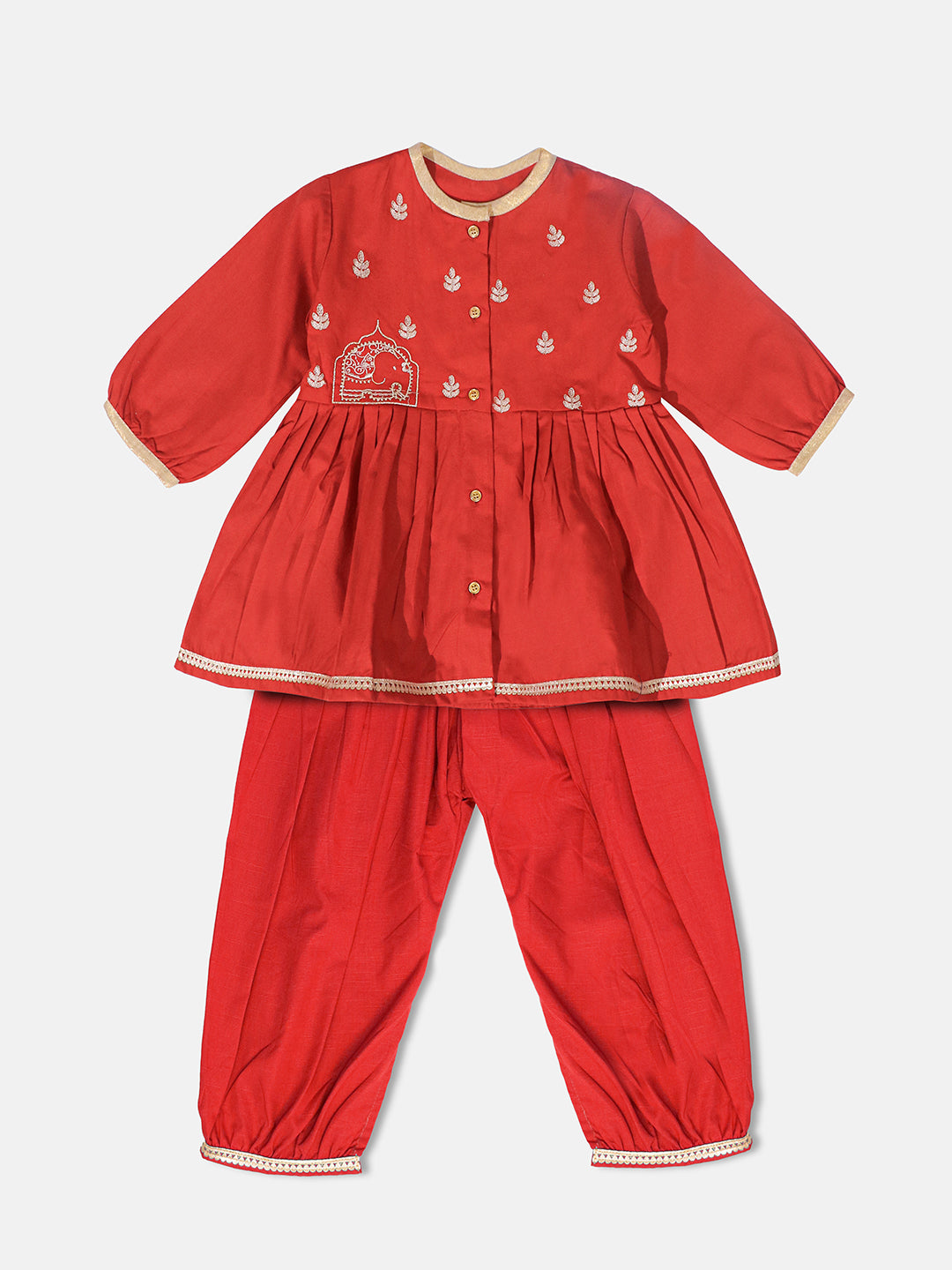 Red Elephant Buta Sibling set