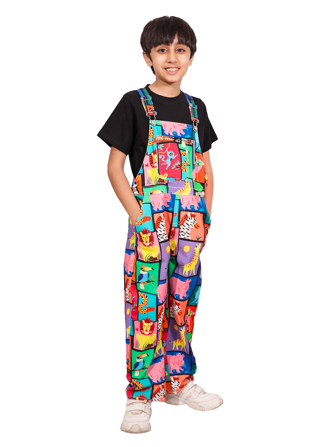 Safari Zone Cotton Dungaree for Boys & Girls