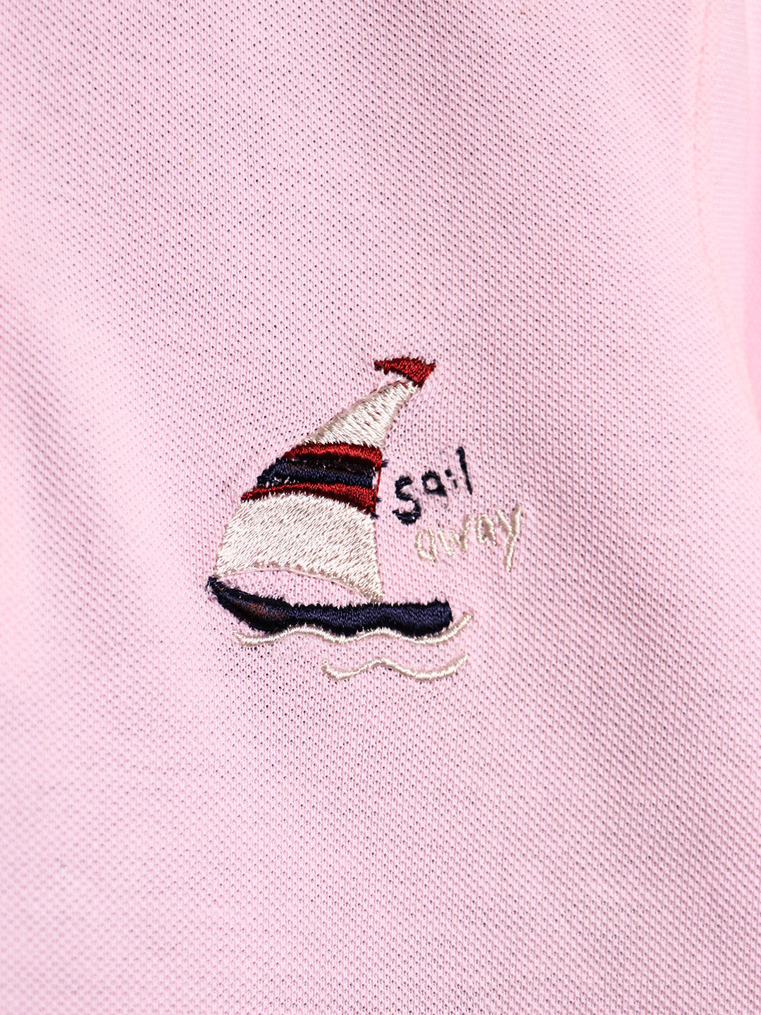 Boys Sail Away Embroidered Polo Shirt
