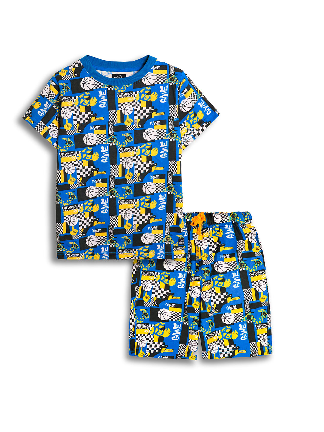 Boys Game Changer Printed T-shirt with Shorts